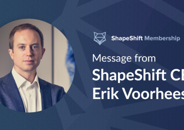 Shapeshift.io membership